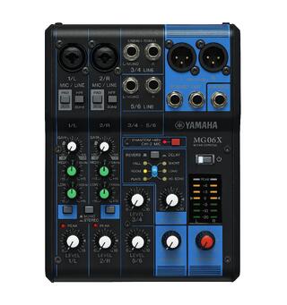 Yamaha MG06X mikser 6  inputs, 2 mic/2 stereo line
